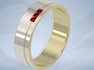 anel de lua de mel Modelo 3D