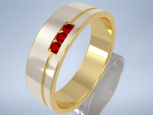 honey moon ring 3Dモデル