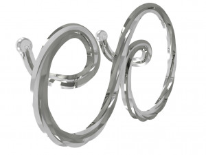 beautiful wrought iron hanger 3D Model