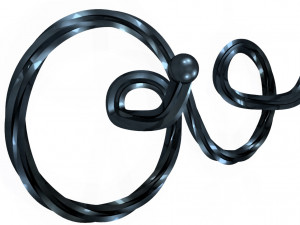 beautiful wrought iron hanger 3D Model