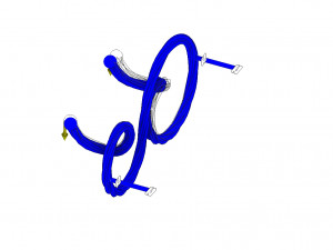 beautiful wrought iron hanger 3D Model