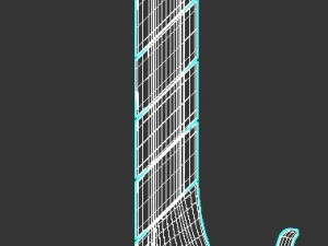 futuristic katana 3D Model