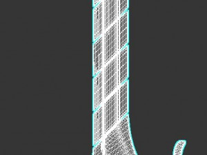 futuristic katana 3D Model