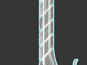 futuristic katana 3D Model