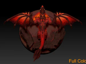 fire dragon 3D Print Model