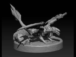 fire dragon 3D Print Model