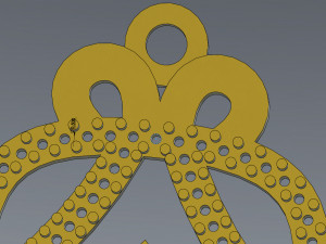 moroccan khmissa pendant and motif stl and dxf 3d print model 3D Druckmodell