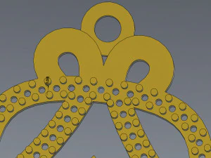 moroccan khmissa pendant and motif stl and dxf 3d print model 3D Print Model