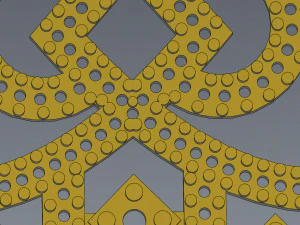 moroccan khmissa pendant and motif stl and dxf 3d print model 3D Print Model
