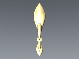 collection of 5 lys flower fleur de lys Modelo de impresión 3D