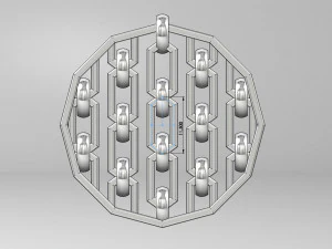 chain motif pendant 3D Print Model