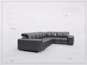 sofa revit high quality s 3D Model