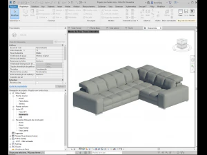 sofa revit high quality s 3D Model