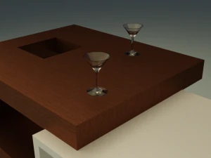 coffee tables pack 3D Model