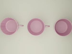 cups with glasses full pack 3D Model