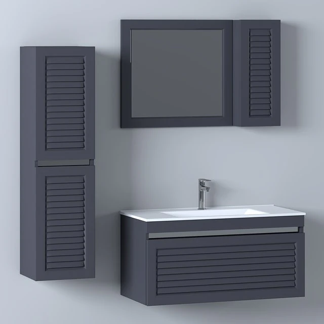 bathroom furniture no 2 3D Model .c4d .max .obj .3ds .fbx .stl .blend 