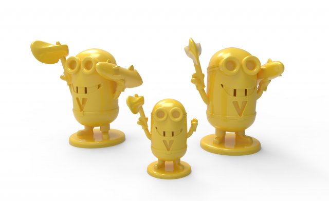 minion for board games 3D Print Model .c4d .max .obj .3ds .fbx .stl .blend 