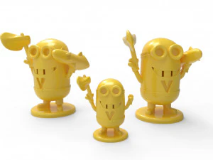 minion voor bordspellen 3D printmodel