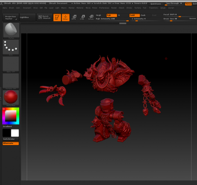 dreadnought of fury 3Dプリントモデル .c4d .max .obj .3ds .fbx .stl .blend 