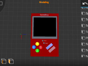 gameboy 3D 모델