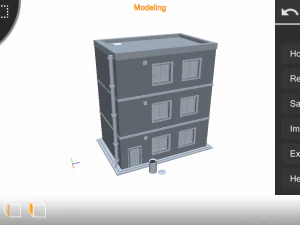 small low poly house 3D Model