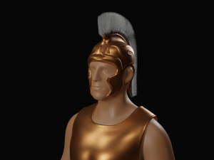 greek warrior 3Dモデル