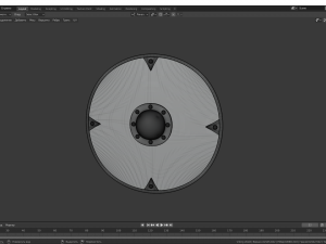 viking shield - high poly 3D Model