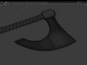 viking axe - high poly 3D Model