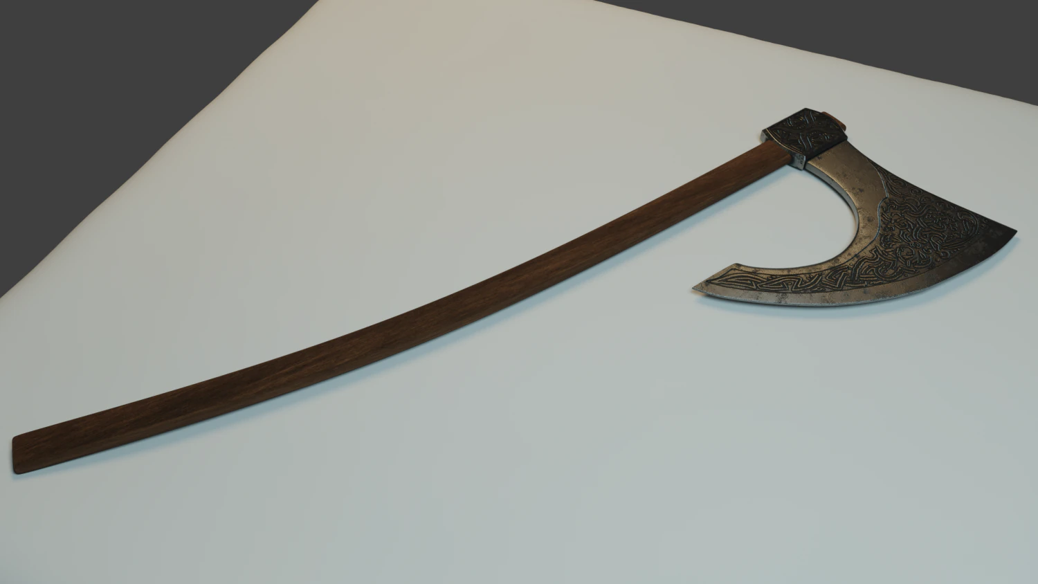 viking axe - high poly 3D Model .c4d .max .obj .3ds .fbx .stl .blend 