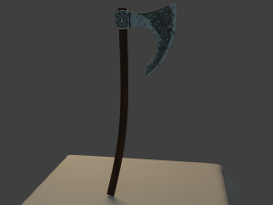 viking axe - high poly 3D Model