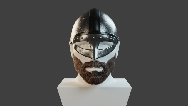 viking helmet 3D-Modell .c4d .max .obj .3ds .fbx .stl .blend 