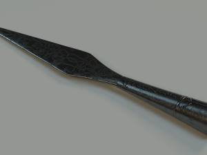 viking spear Modelo 3D