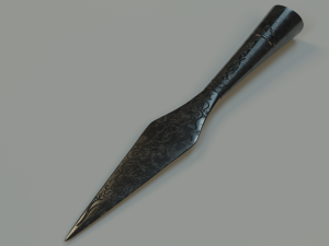 viking spear Modelo 3D