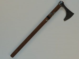 viking light axe 3D 모델