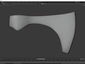 viking light axe 3D Model