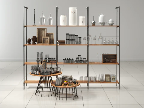 ESTANDE DE PRODUTOS Modelo 3D