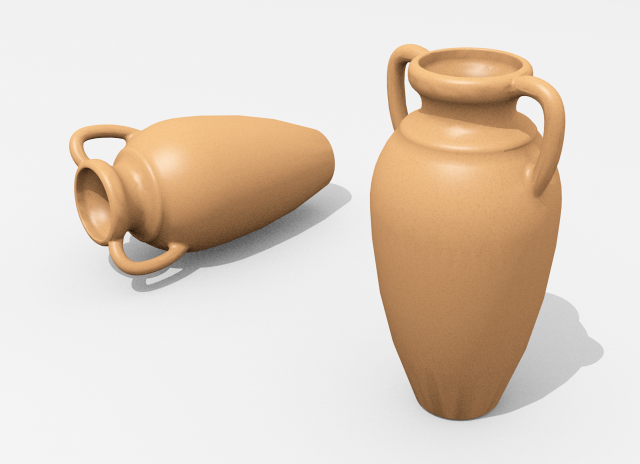amphora 3D 模型 .c4d .max .obj .3ds .fbx .stl .blend 