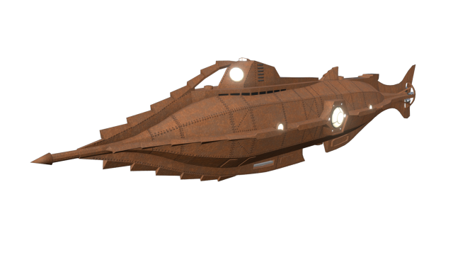 nautilus submarine Modelo 3D .c4d .max .obj .3ds .fbx .stl .blend 