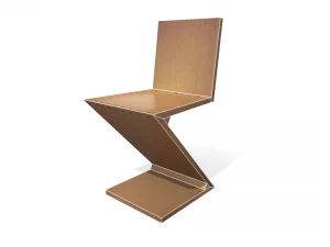 zig zag chair rietveld 3D Model