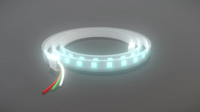 pasek ledowy Model 3D .c4d .max .obj .3ds .fbx .stl .blend 