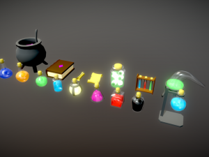 potions assets 2 3D मॉडल