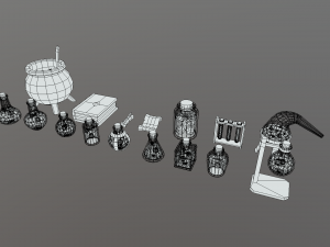 potions assets 2 3D Model