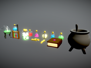 potions assets 2 3D Model