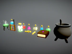 potions assets 2 3D Model