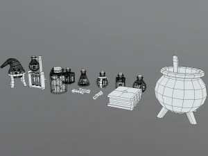potions assets 2 3D Model