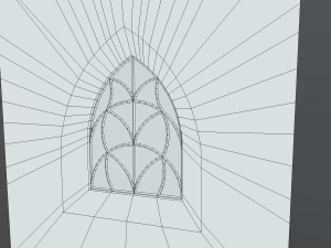 gothic window 3D Model