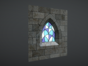 gothic window 3D Model