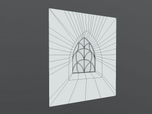 gothic window 3D Model