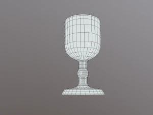 golden goblet 3D Model