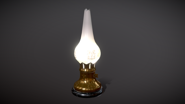 old lamp Model 3D .c4d .max .obj .3ds .fbx .stl .blend 
